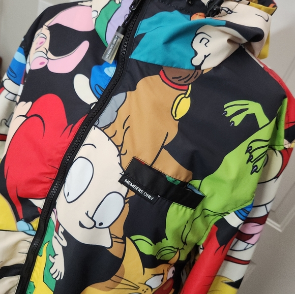 UNISEX Members Only RUGRAT Windbreaker Jacket  Size Large - Picture 7 of 9